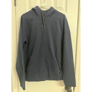 Old Navy Active Dynamic Fleece Hoodie Men’s Medium Blue Zip Pocket Pullover